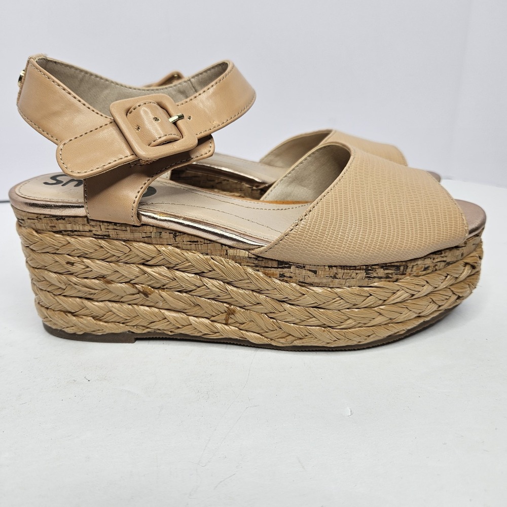Circus By Sam Elderman Warren Size 6 Sandal Heel 2.5" Heel To‎ Toe 9.5"